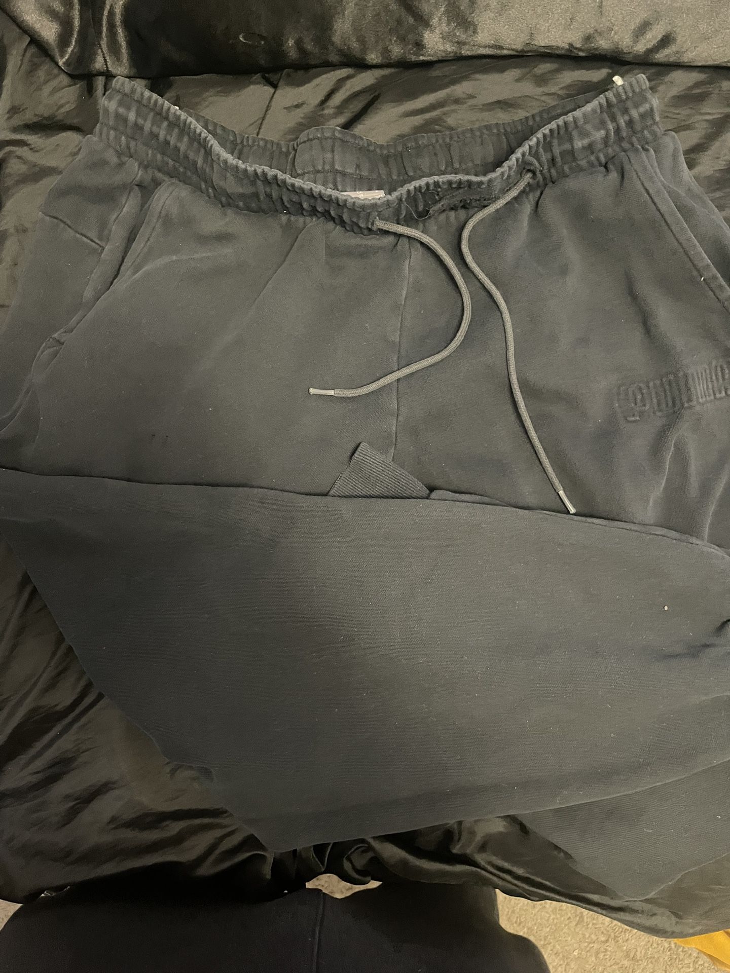 Puma Sweatpants Joggers XL Black & Blue