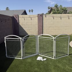 Paulmele 4 Panel Freestanding Pet Gate (35th Ave & Bell Rd)
