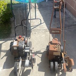 Vintage grass edger and other