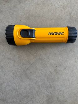 Rayovac Yellow Handheld Flashlight