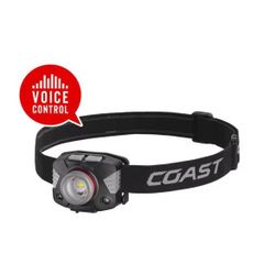 Coast FLX65R 700 Lumen Bilingual Voice Control Rechargeable LED Headlamp
