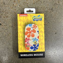 NWT Nickelodeon SpongeBob SquarePants Wireless Mouse 