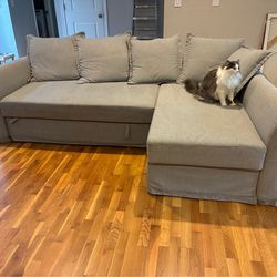 SOLD Couch + Queen Bed + Storage