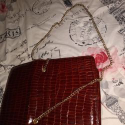 Maroon Shoulder Bag 