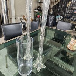 2 Pcs 23" Inch Eiffel Tower Decorative Vase 👀PLS READ DESCRIPTION BELOW ⤵️