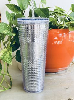 Starbucks Holiday - 24oz Studded Cold Cup Tumbler Venti - Silver