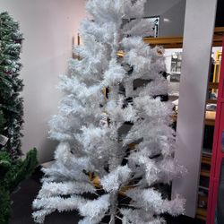 New 7Ft Artificial Christmas Tree White