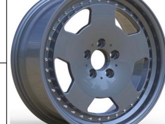 18x9 18x8  2 pc wheel imitation  Rivers  Alfonso silver 3  W polish lip —-$875 ca carry  Arrive  6-16-26 Limited stock4