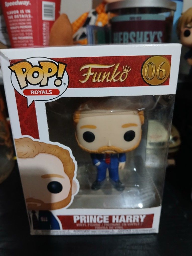 Brand New Prince Harry #06 Funko Pop Box Damaged