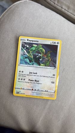 Rayquaza Pokémon card