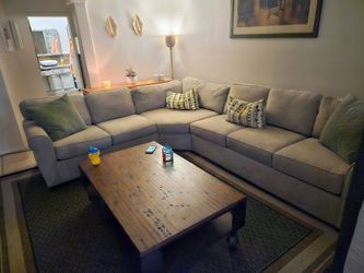 Living Spaces Sectional Couch