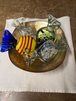 Decorative glass blown Candy