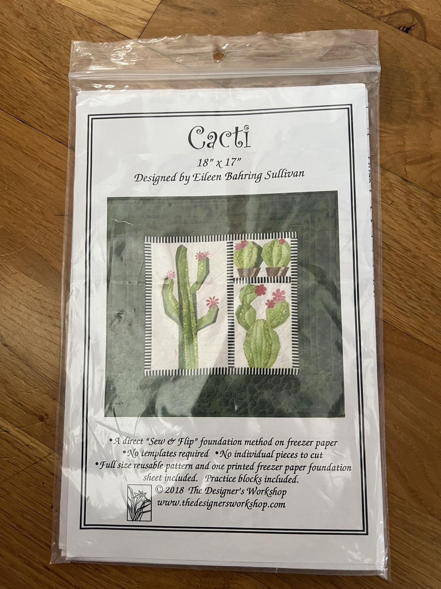 Cacti Pattern Designed by Eileen Bahring Sullivan