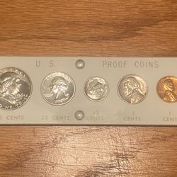1962 Proof Set Philadelphia Mint With Case!