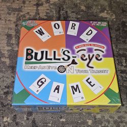 Bull's-Eye Word Game Board Game Keep An Eye On Your Target New & Factory Sealed!