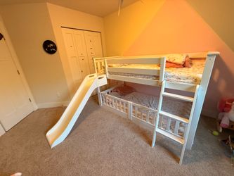Kids Bunk Bed with Slide