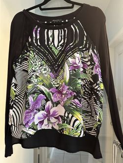 Kenneth Cole Floral Raglan Sleeved