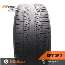 Set of 2 Used  5.5/32    295/40R22  112W  Pirelli  Scorpion Zero Asimmetrico MO1