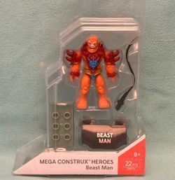Mega Construx Heroes Beast Man toy figure Masters of the Universe 2017 MOTU
