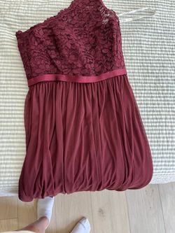 David's Bridal Bridesmaid Dress (size 4)