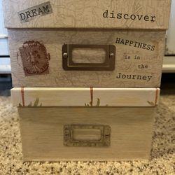 Photo Boxes or Storage Boxes