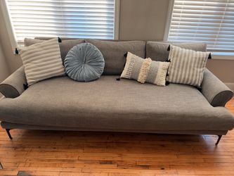 Grey modern couch for sale