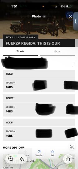 Fuerza regida tickets
