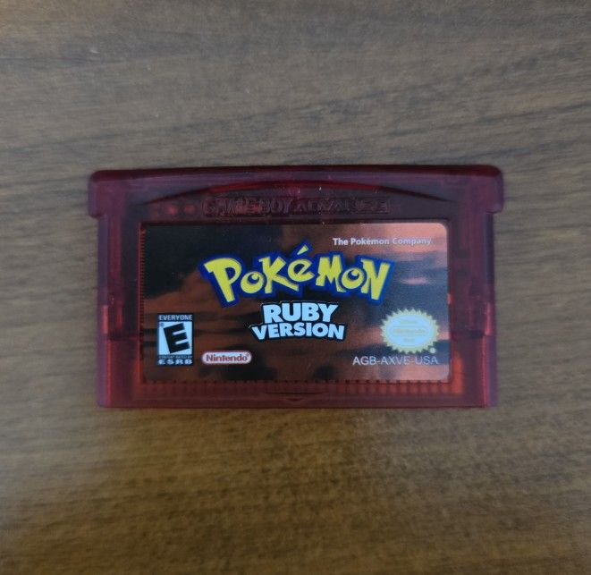 Pokemon Ruby For GameBoy Advance Repro