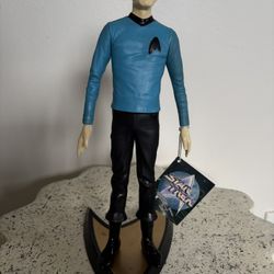 Vintage Rare 1991 Hamilton Gifts Star Trek Mr. Spock 11" Figure & Stand