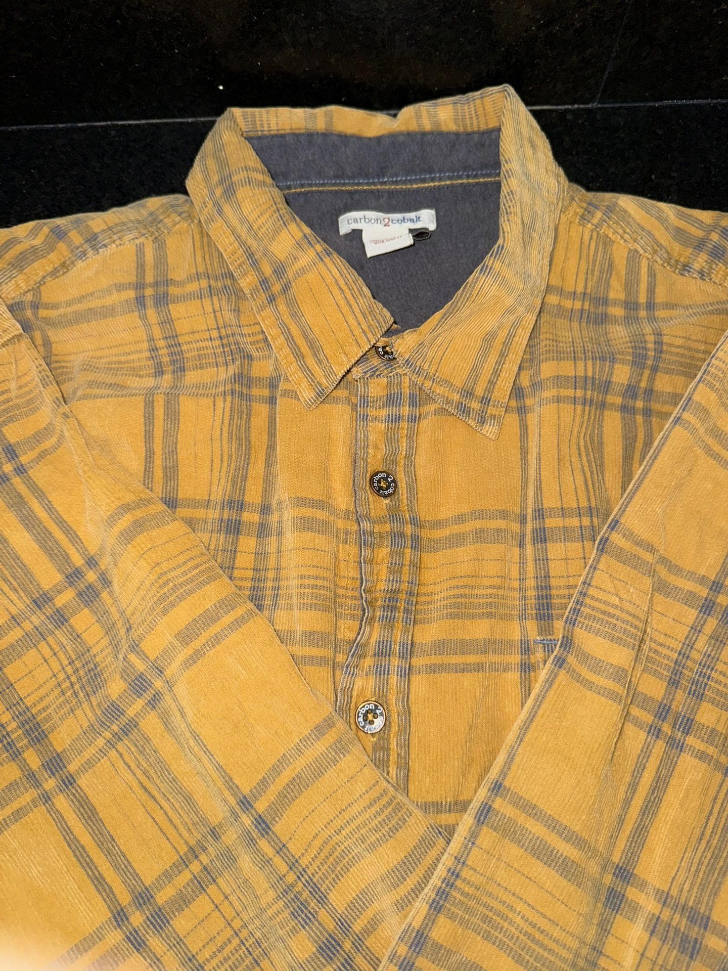 Carbon 2 Cobalt Men’s Corduroy XXL Shirt