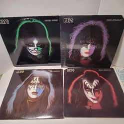 Kiss Solo Vinyl Rock Records, Lp's, OG 1978 Pressings!