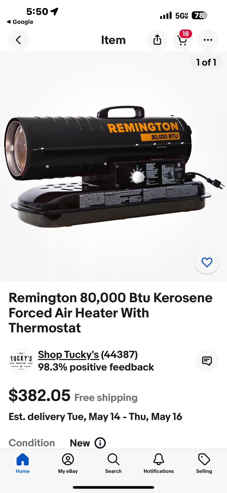 Remington Heater