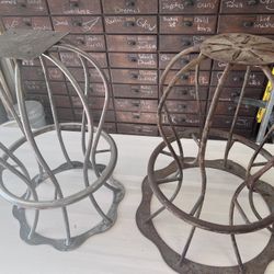 14 Matching Metal Bar Stools 