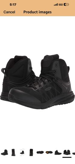 KEEN Utility Men's Vista Energy Mid Height Composite Toe Work Shoes Work Boots