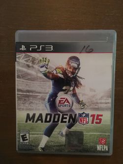 Sony PlayStation ps3 madden 15