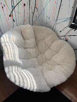 Beige Floor Chair