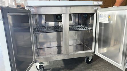 NSF 36 Ins Undercounter 2 Solid Doors Freezer AUF-0976