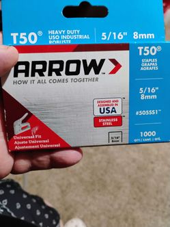 Staples for a staple gun