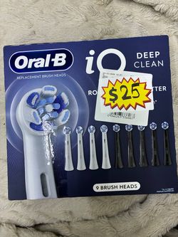 Oral B iO deep clean 9 replacement brush heads