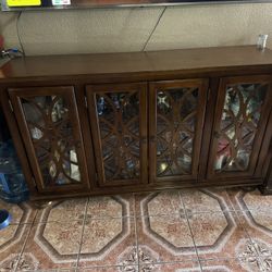 Dark Brown TV Stand 