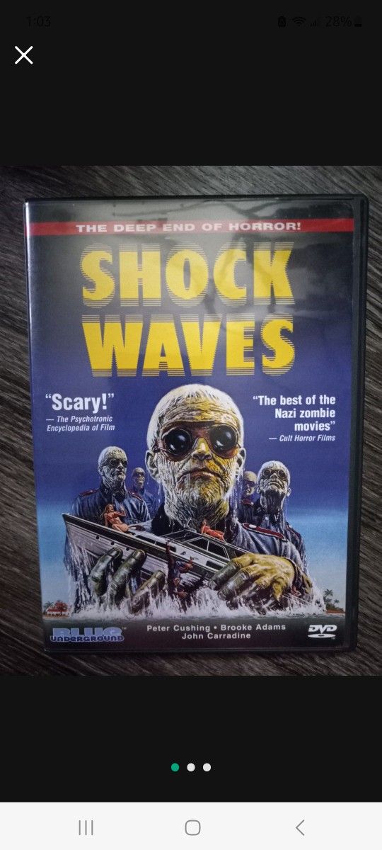 Shock Waves DVD Horror