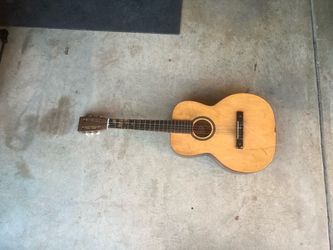 Vintage Parlor Acoustic Guitar