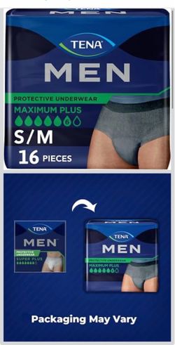 TENA Men Premium Fit Protective Underwear S/M