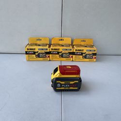 Dewalt Battery 6-AH Flex Volt 20v Max And 60v Max Lithium ION Power Model DCB606 (Price Is $95 Each Battery)