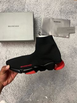 Balenciaga Speed Runner black and red