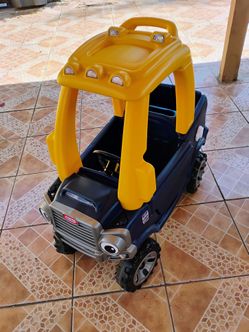 Kids push car