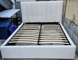 Queen-size storage bed