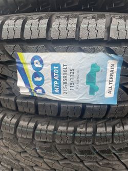 NEW TIRES 215-85-16
