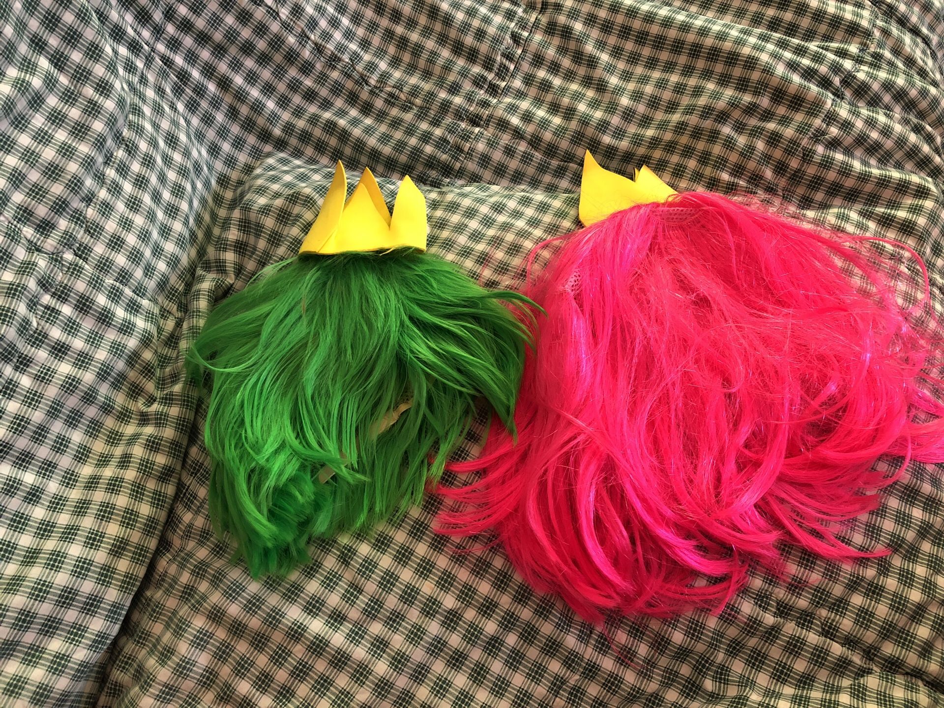 Cosmo and Wanda wigs (Halloween)