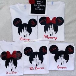 Personalized Family Disney Trip Shirts 🏰✨